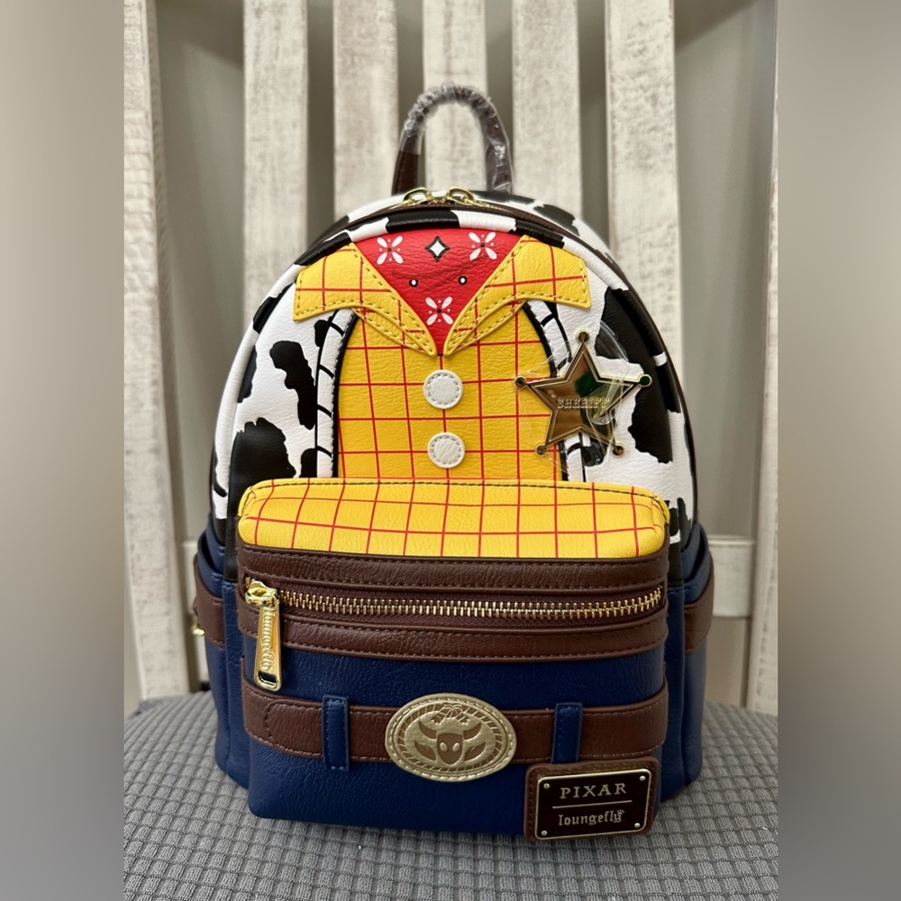 Loungefly Disney Pixar Toy Story Woody Cosplay Mini Backpack